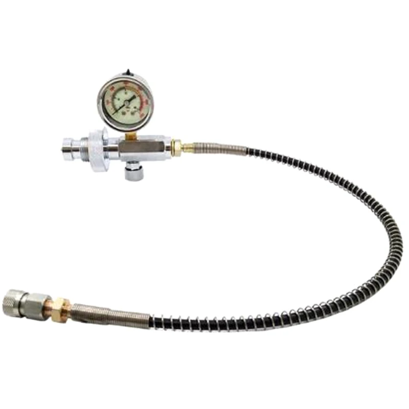 

Hot PCP Air Fill Station Charging Adapter for Diving Cylinders with G5/8 Inch Din Adaptor and 50cm Spring Hose