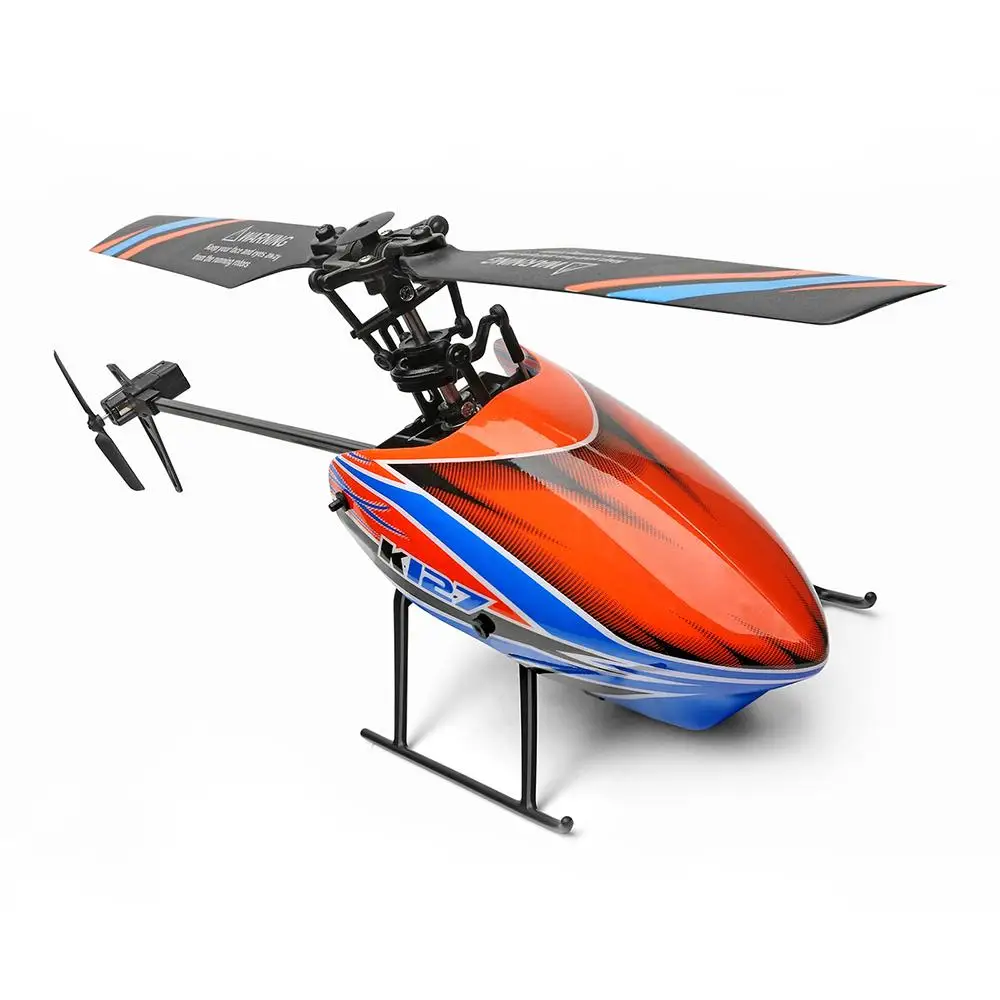 WLtoys K127 радиоуправляемые вертолеты 2 4g 4ch 6 Aixs Aileronless с одним лопастным пропеллером