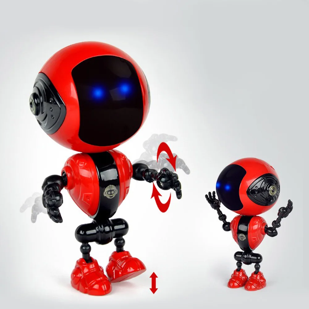 Мини сплава робот Перезаряжаемые дети сенсорный Сенсор светодиодный