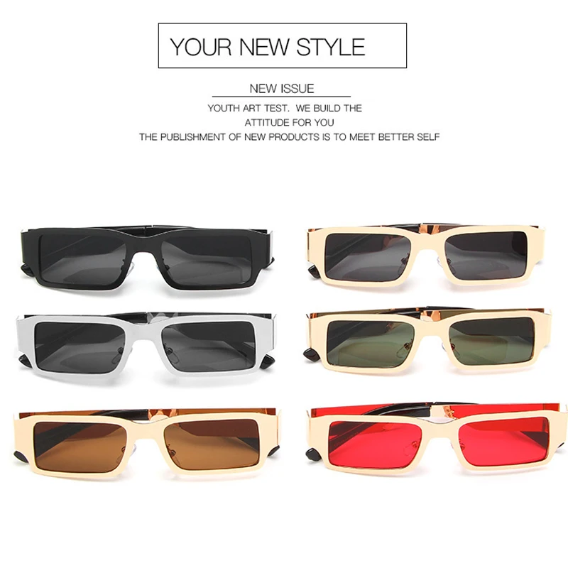 Очки солнцезащитные женские в металлической оправе винтажные Роскошные модные