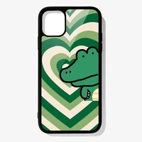 phone case for iphone 12 mini 11 pro xs max x xr 6 7 8 plus se20 high quality tpu silicon cover matcha crocodile