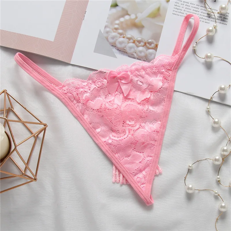 Новые женские Привлекательные трусики кружева вышитые стринги ультра-тонкие