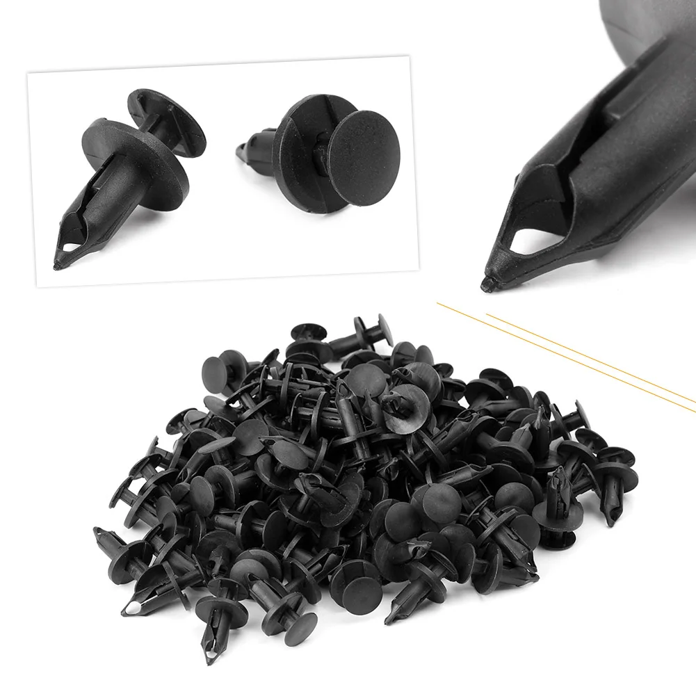 

100 шт., пластиковые заклепки с отверстием 8 мм