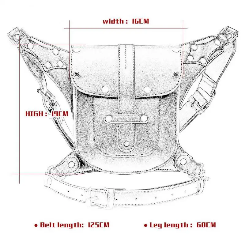 

YourSeason Unisex Moto Biker Waist Pack Chest Bag 2021 Fashion PU Leather Female And Male Outdoor Shoulder Crossbody Bags