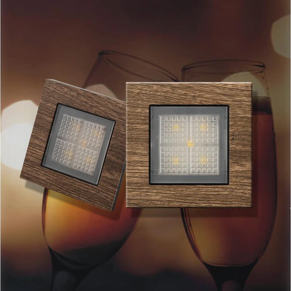 Лестничный светильник настенный светодиодный 3W + лампы ступенчатая лампа