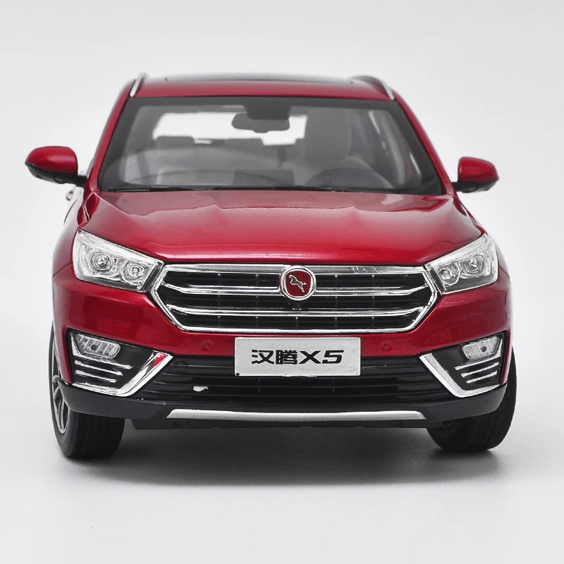 Цинковый Сплав 1:18 HANGTENG X5 AUTO модель автомобиля SUV с маленьким подарком|Наземный