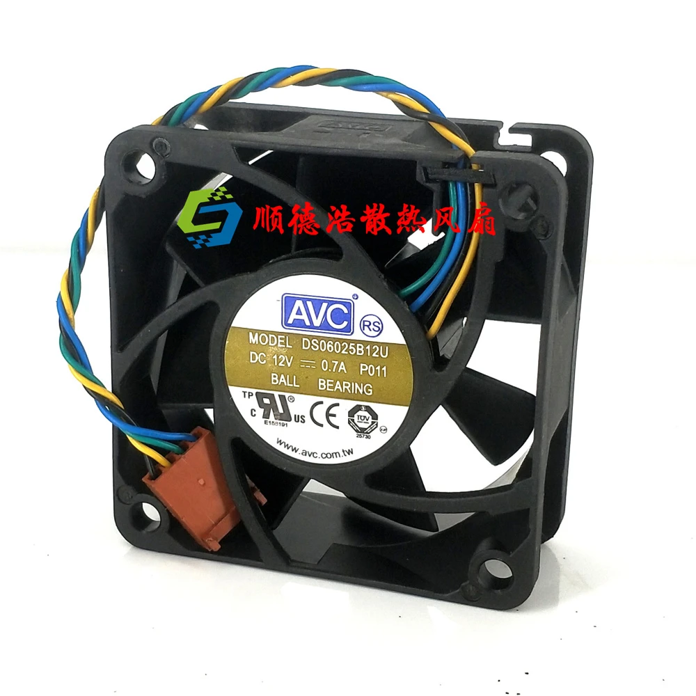 80x80x20mm DASA0820R2U 12V 0.6A 8cm 4Wire 9DVNN Optiplex 790 990 SFF Case CPU Cooler Fan 