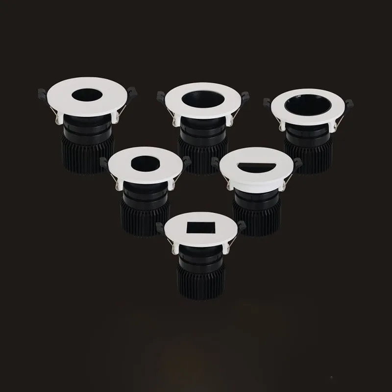 LED-Wall-Washer-Spotlight-5w-7w-10w-15w-20w-COB-Module-Spotlight-for-Hotel-Round-Hole-Oval-Square-Shape Ac110v 220v | Лампы и
