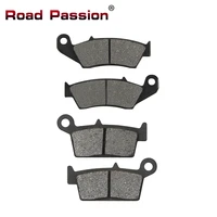 road passion motorcycle front rear brake pads for kawasaki kx125 kx250 klx250 klx 250 klx250s kx500 klx300 klx400 klx650