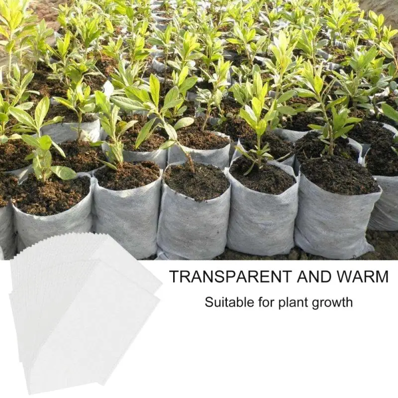 

Plant Grow Bags Different Sizes Biodegradable Non-woven Nursery Bags Fabric Seedling Pots Eco-Friendly Aeration Planting Bags