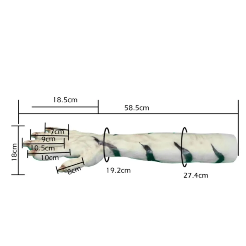 Силиконовые перчатки KnowU с тигром Перманентный узор косплей костюм животного