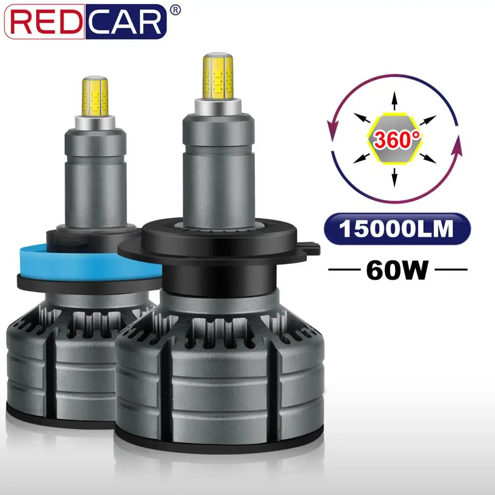2 шт. Автомобильные светодиодные лампы H7 H1 H3 H11 9005 HB3 9006 HB4|Передние LED-фары для авто|