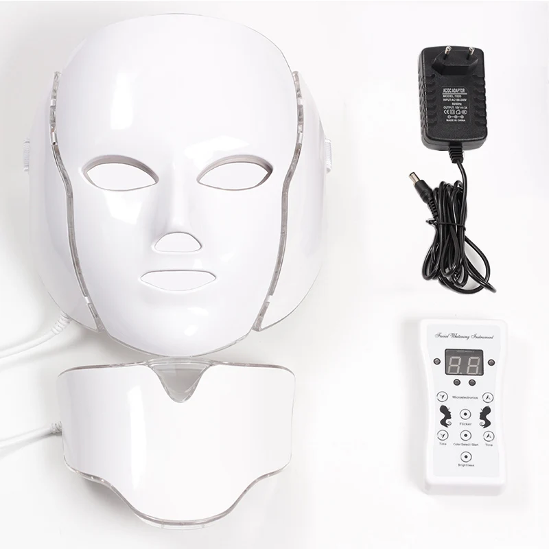 Masque led 7 цветов Светодиодная маска для лица светодиодная Корейская фотонная
