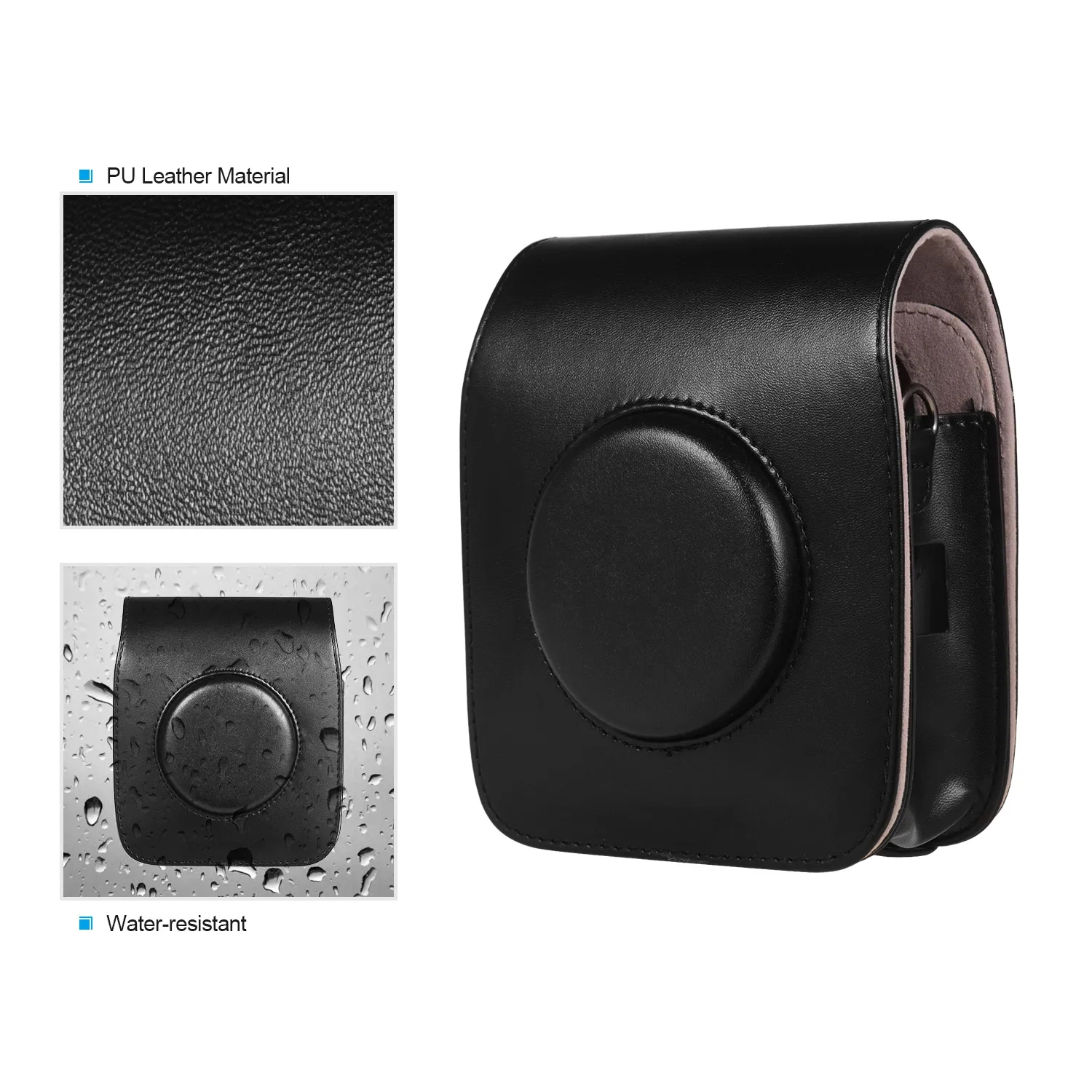 Чехол для камеры из ПУ кожи с ремешком на плечо|Сумки фото-/видеокамеры| |