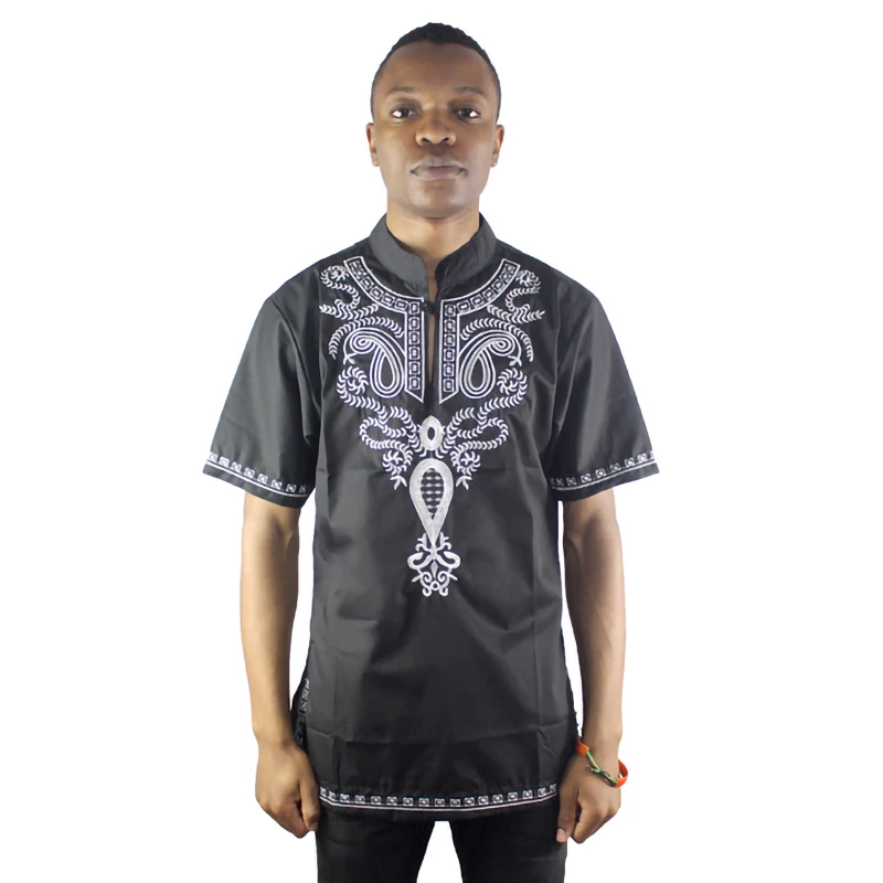 Мусульманская Мужская одежда Арабская Этническая ВЫШИТАЯ футболка Дубай