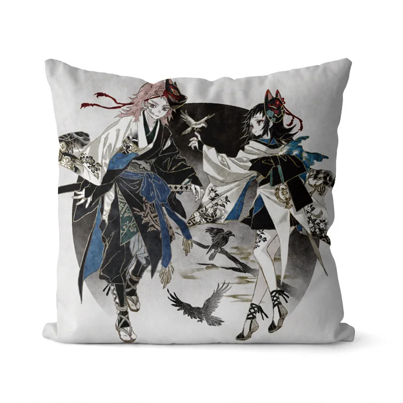 Наволочка из японского аниме с изображением рассекающего демонов киметасу No Yaiba