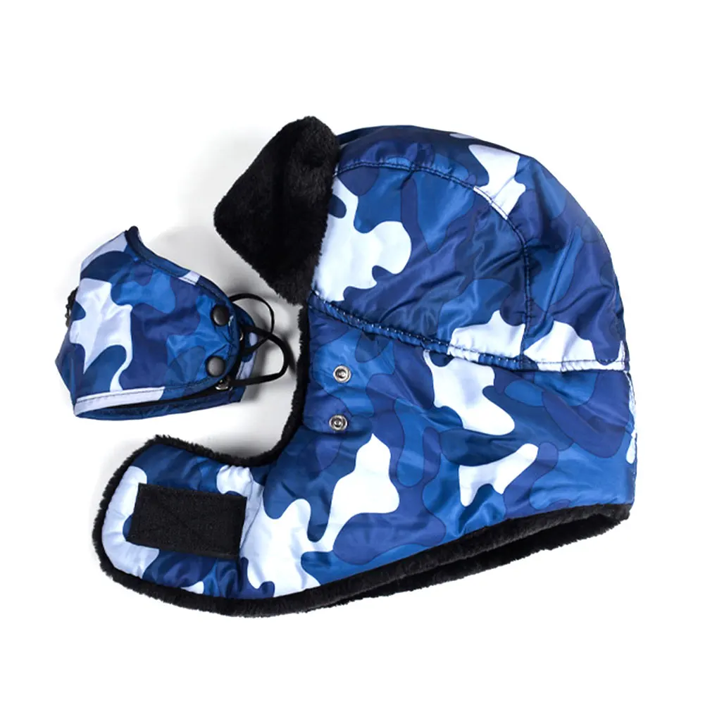 Зимняя Балаклава для мужчин и женщин с маской шарфом теплая ветрозащитная шапка