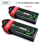 GTFDR Lipo батареи 2S 7,4 В 8000 мАч 110C220C Deans XT60 EC5 XT90 XT150 для 18 110 внедорожника Радиоуправляемый автомобиль грузовик багги