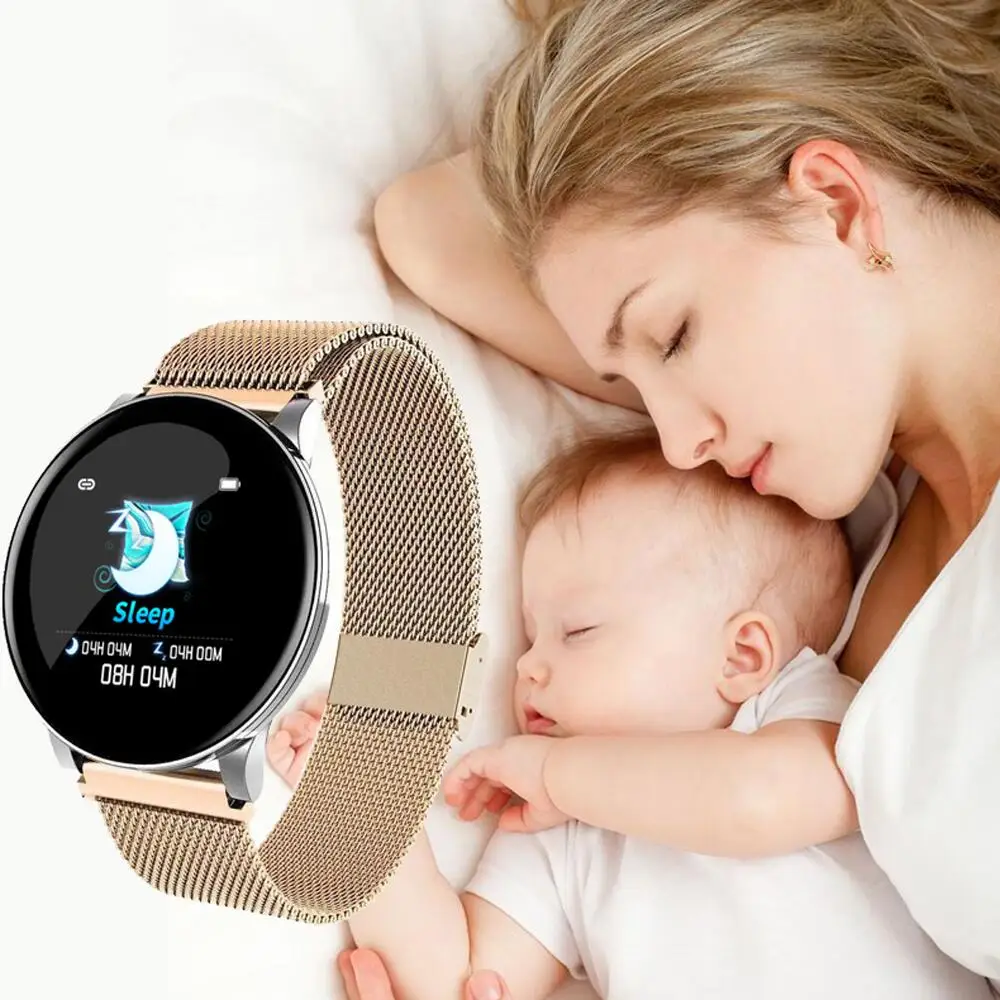 UHOOFIT IP67 Водонепроницаемый W8 Смарт-часы фитнес-трекер пульсометр спортивные