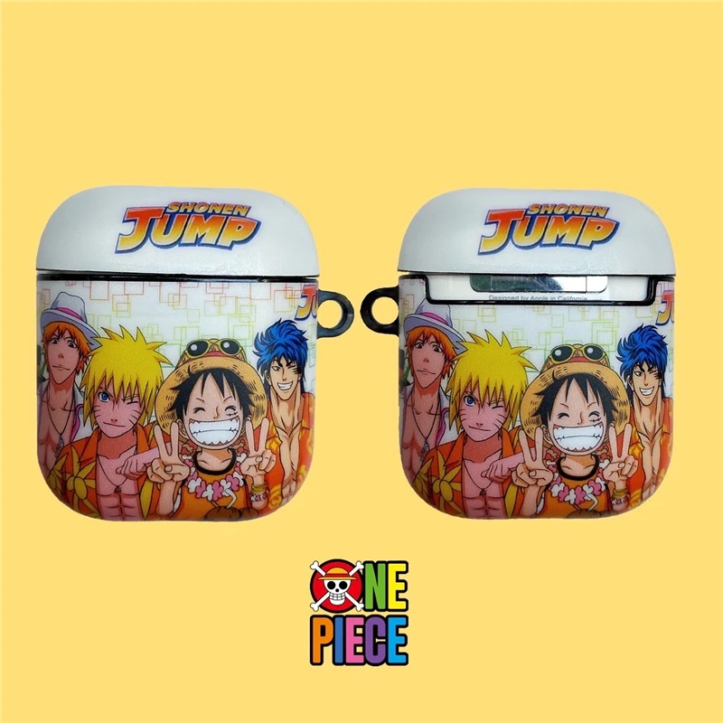 Мультфильм one piece Луффи Зоро ace чехол Bluetooth беспроводной Чехол для гарнитуры для Apple Airpods pro 3 2 модные милые наушники мягкий чехол - Цвет: for Airpods 2 1