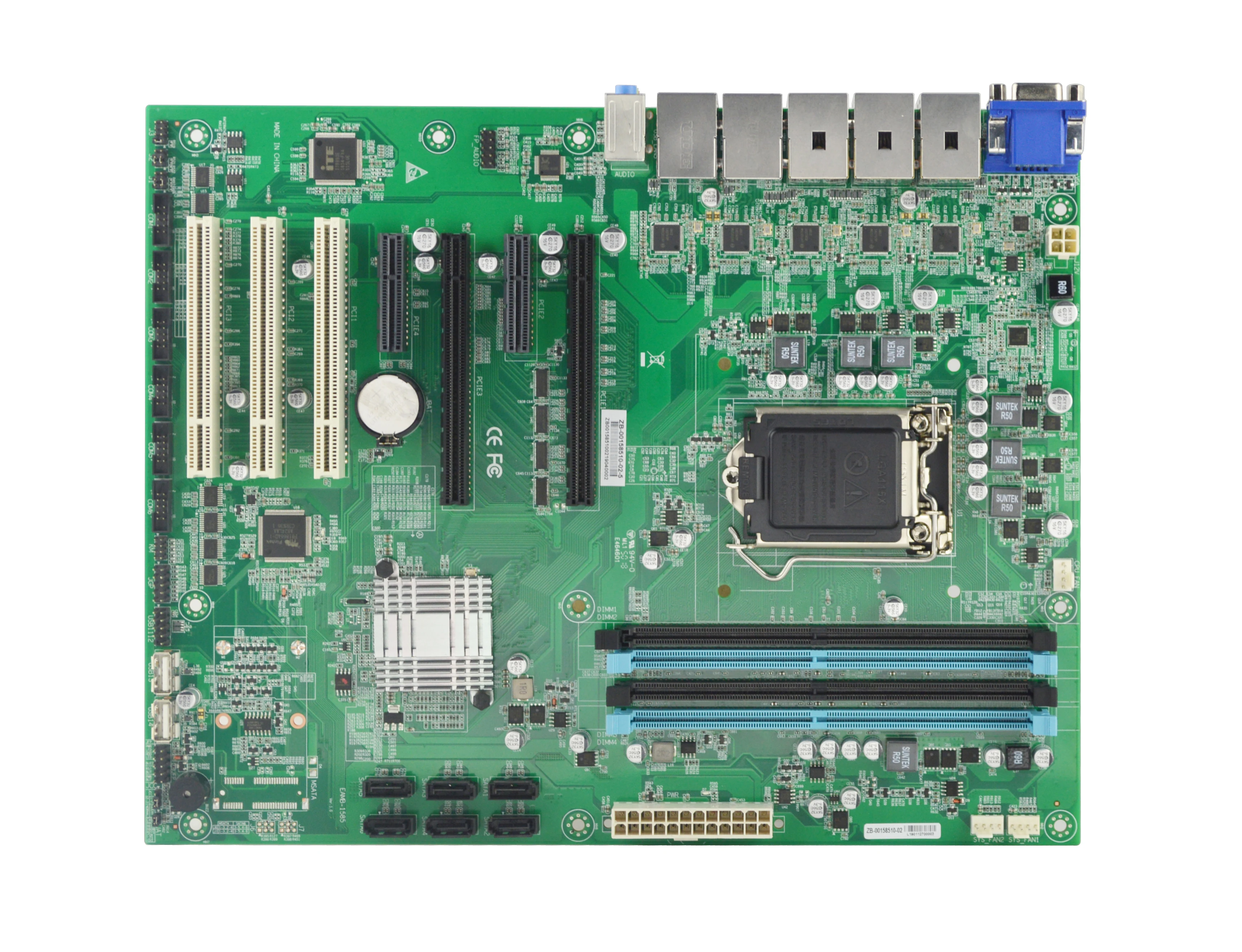 EAMB-1585 C236 чипсет Промышленная материнская плата ddr4 LGA1151 6/7Gen i3/i5/i7 5 * LAN 6 SATA 4 PCIE 3 PCI 14