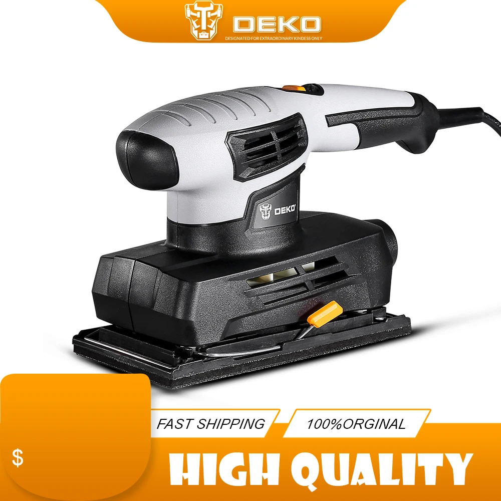 Электрический шлифовальный станок DEKO 15 листов наждачной бумаги