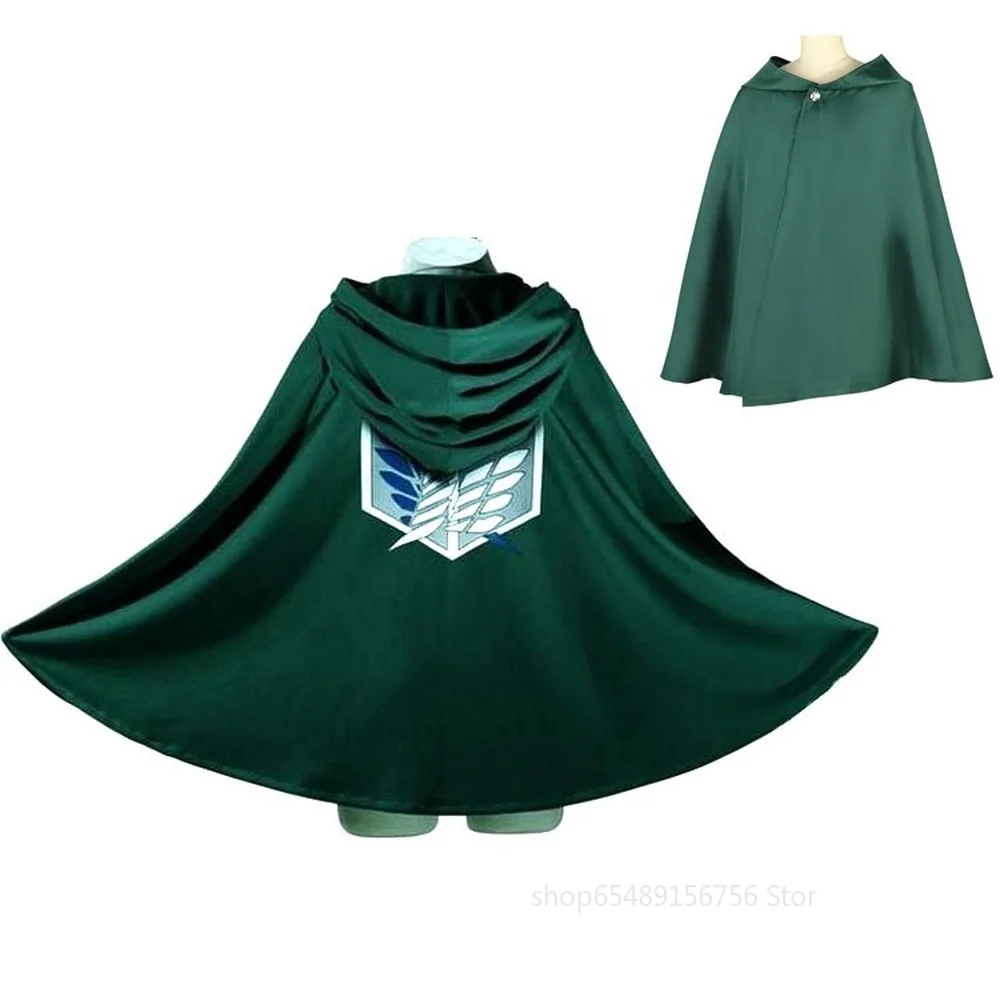

Attack on Titan Cosplay Cloak Anime Shingeki no Kyojin Cosplay Costume Scouting Legion Aren Cosplay Capes Christmas Costumes