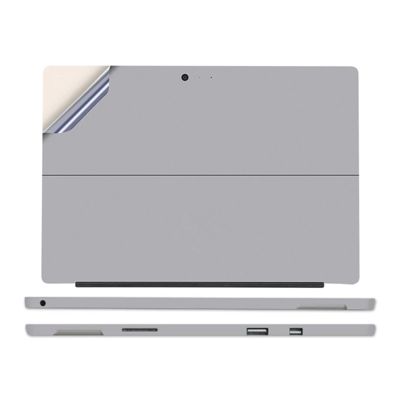 Black Carbon Fiber Laptop Sticker Skin for Microsoft Surface Pro 4 5 6 7 Full Set Tabelt Cover Funda 1 2 3 | Компьютеры и офис