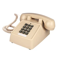 Landline Phones for Home Office Hotel School Corded Single Line Heavy Desktop Basic Telephone for Seniors Retro Classic Phone