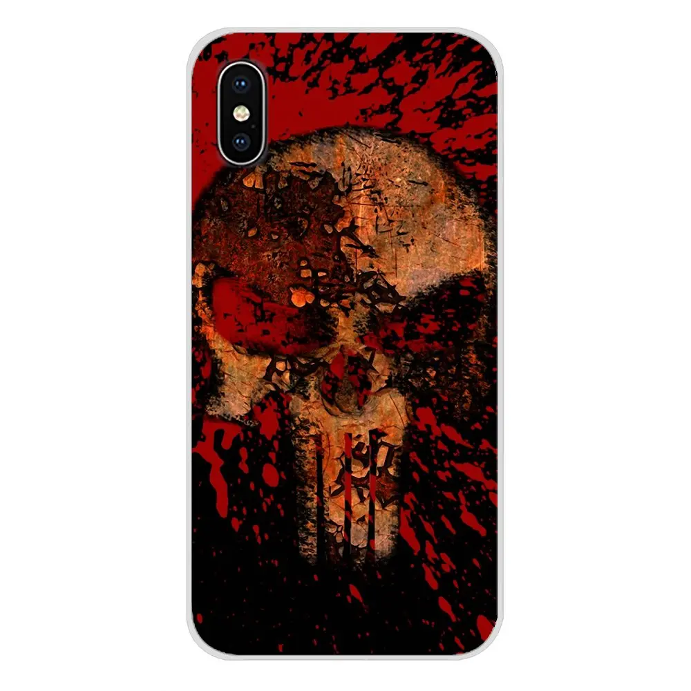 For Samsung Galaxy S3 S4 S5 Mini S6 S7 Edge S8 S9 S10 Lite Plus Note 4 5 8 9 The Punisher Accessories Phone Shell Covers | Мобильные