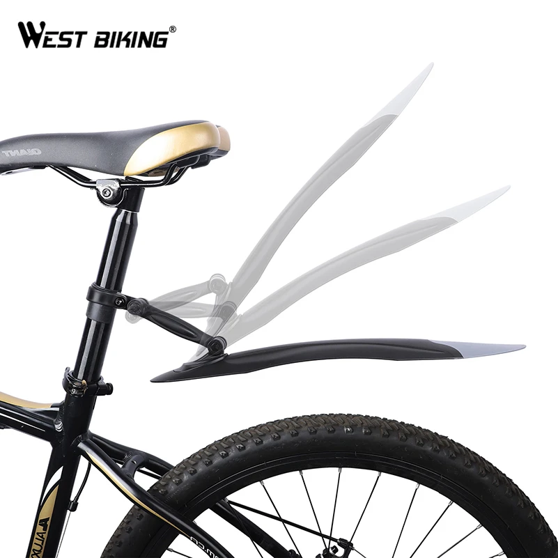 WEST BIKING 1 пара MTB велосипедные Крылья 24 26 27 5 дюймов велосипедный брызговик переднее