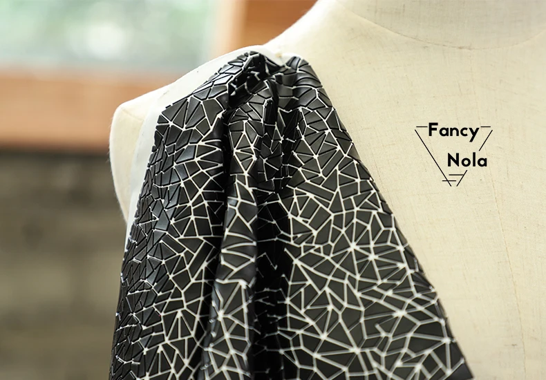 Оригинальные осколки ПВХ 3D стерео дизайнерская ткань специальная Складная