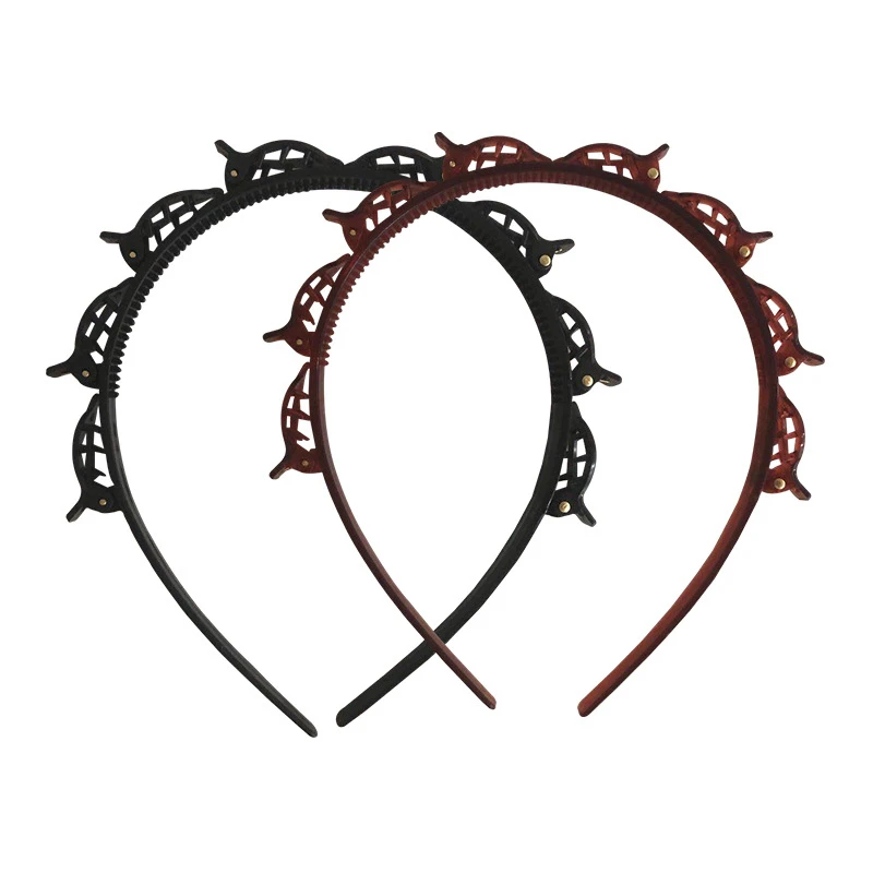 Обруч для волос Black Braider многоуровневая заколка волшебный аксессуар | Красота и