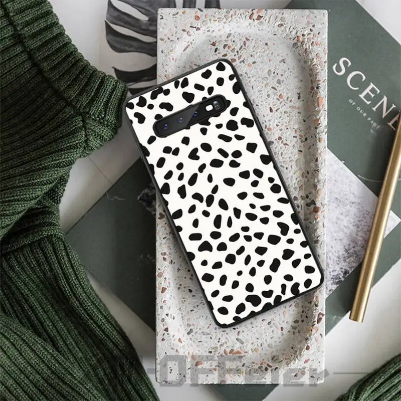 Чехол для funda galaxy S8 samsung S10 брендовый чехол с леопардовым принтом роскошный чехлы S9