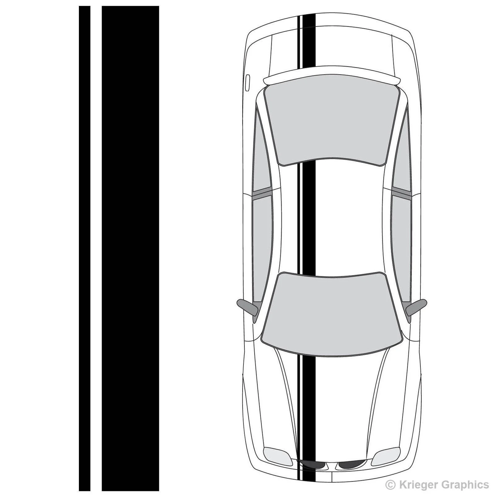 Для Pontiac Sunfire или Solstice одинарные Смещенные ралли гоночные полосы полосатые