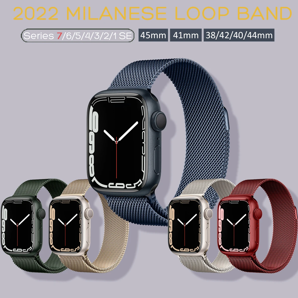 Stainless Steel MAGNETIC band For Apple Watch Ultra 8 7 SE 6 5 4 3 42 38 correa Bracelet strap for iwatch 40mm 44mm 41mm 45mm 49