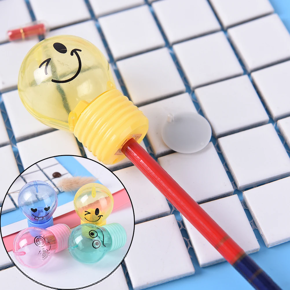 

Bulb Shape Pencil Sharpener Pencil Sharpener Stationery Single Hole Pencil Sharpener Random Color