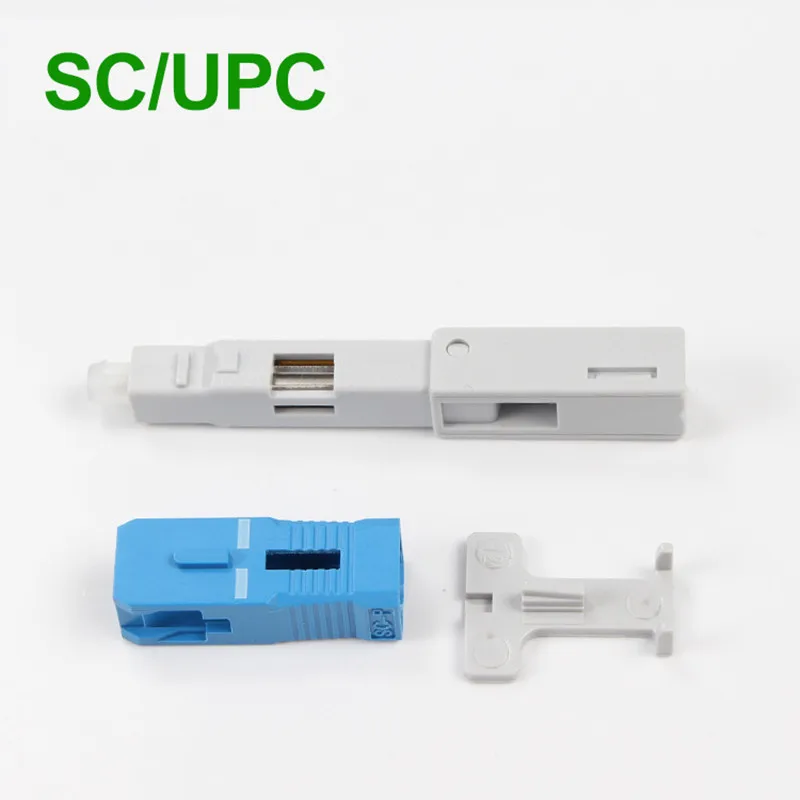 EOENKK 100PCS SC UPC Optics connector Ftth Fast Fiber Optic Connector Patch Cord Tools  High Quality Export To Brazil Europe