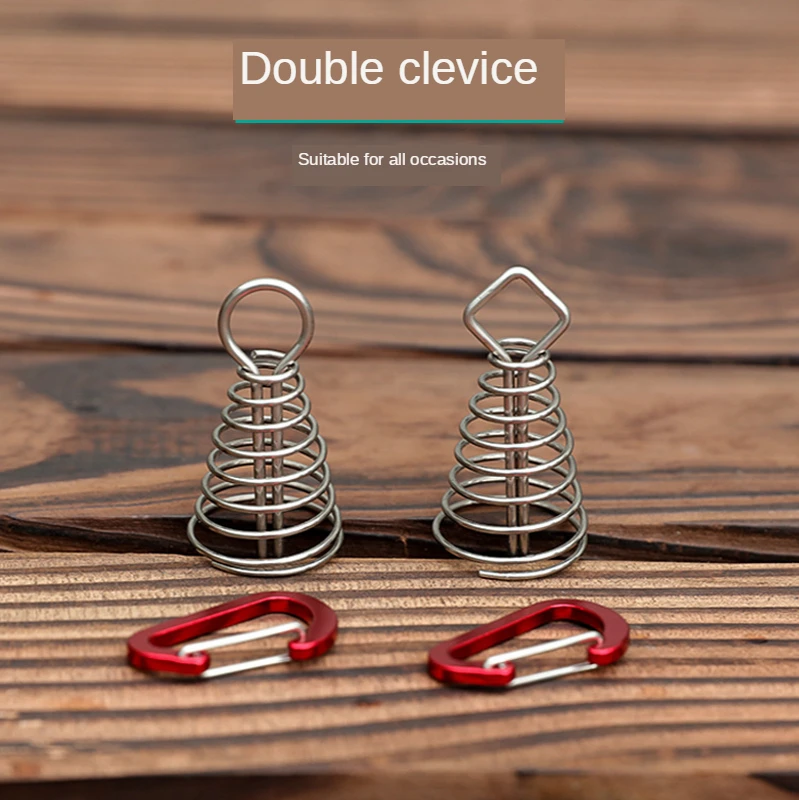 

Аксессуары для кемпинга Осьминог палубный гвоздь спиральная веревочная Пряжка пружинный гвоздь для палатки с крючком карабином для кемпин...