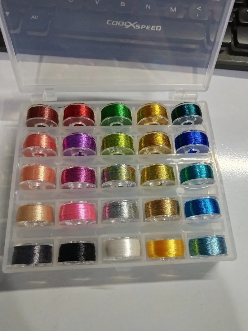 25 цветов/набор Шелковые нитки для вышивки|Нитки пряжи| |