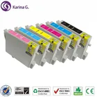 Чернильный картридж для EPSON Stylus Photo R200, R220, R300, R300M, R320, R340, RX500, RX600, RX620, RX640, совместимый с T0481