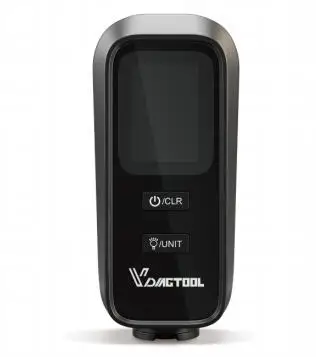 no battery VDIAGTOOL VC-100 покрытие Толщина датчик, цифровой прибор для измерения уровня Краски Плёнки для автомобиля Краски Тестер LCD подсветка Толщина покрытие метр - Color: no battery