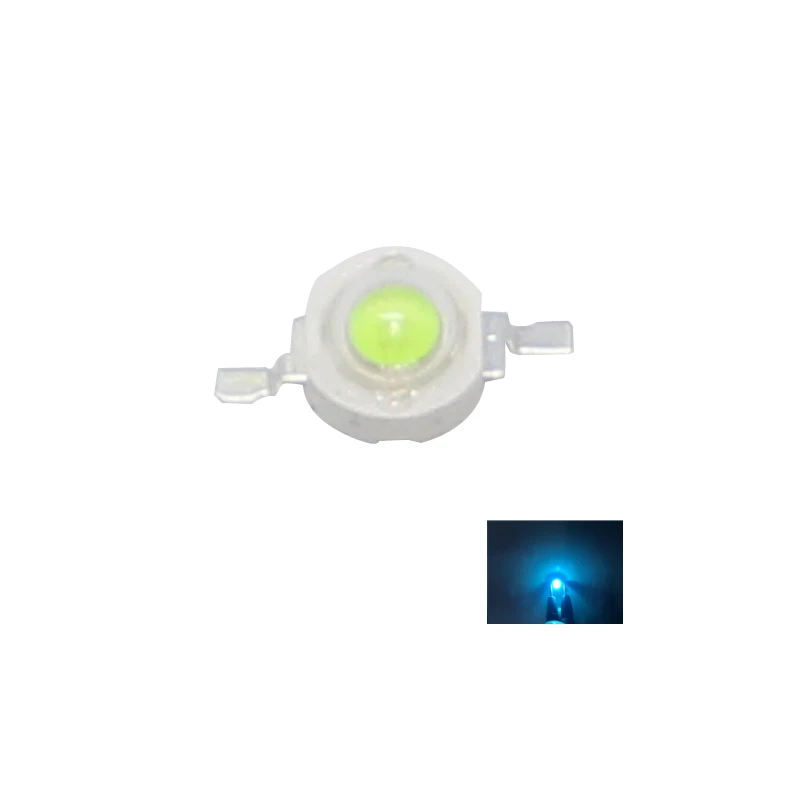 Светодиодный светильник 50 шт. высокомощный Ice Blue 480nm 490nm 1 Вт 3 Fiash|led 1w|490nm led3w led bulb |