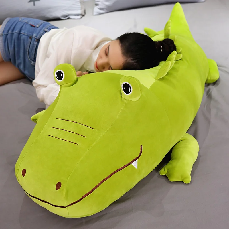 Супермягкая плюшевая подушка в виде крокодила милая мягкая игрушка животного