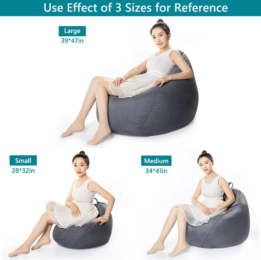 Новинка чехол для дивана Lazy BeanBag без наполнителя Кресло-мешок отдыха