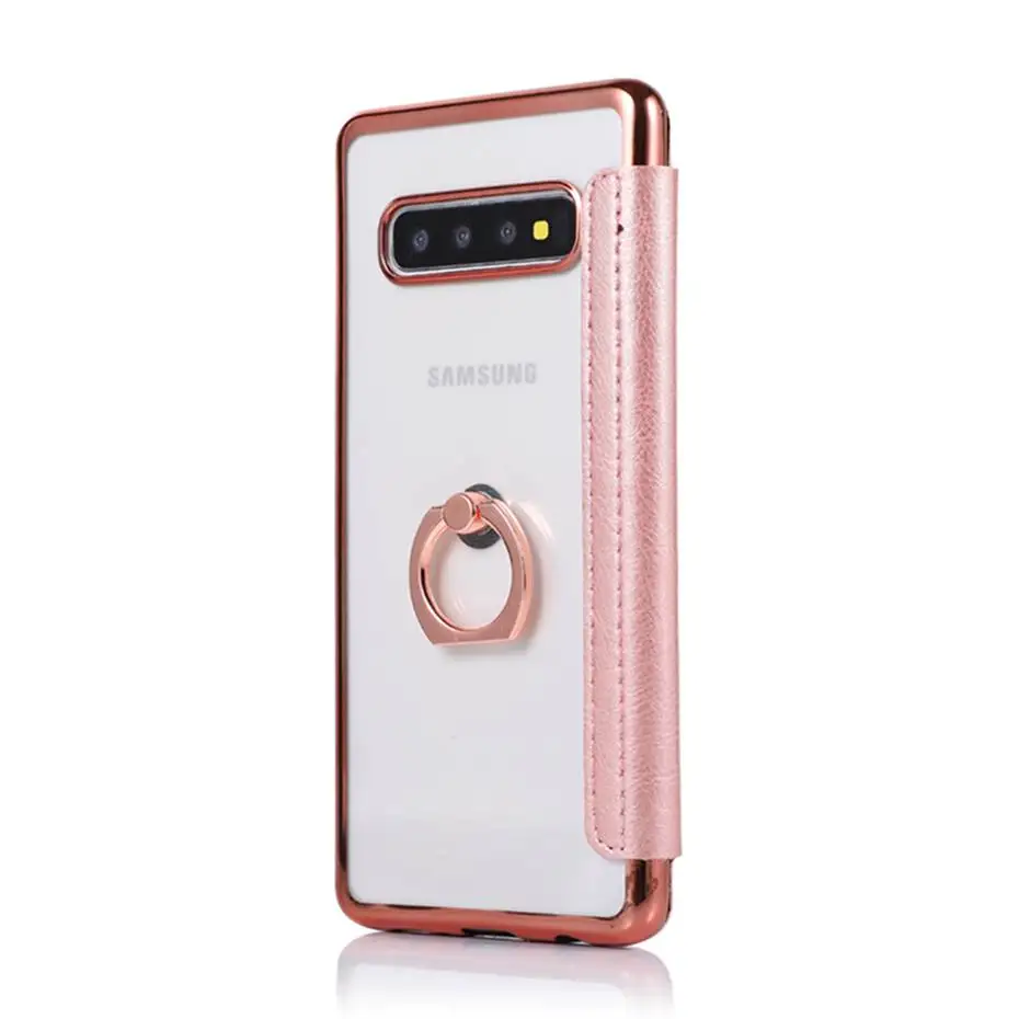 Покрытие флип чехол для samsung Galaxy S10 e S9 S8 Plus Note 10 9 8 Pro A10 A20 A30 A50 A70 телефона с Чехол