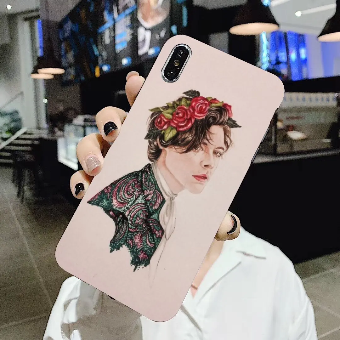 Для Samsung Galaxy J1 J2 J3 J4 J5 J6 J7 J8 плюс 2018 Prime 2015 2016 2017 One Direction розовые цветы Harry Styles мягкий