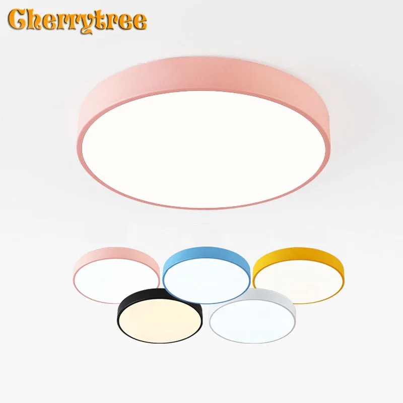 Современная потолочная Светодиодная лампа s ультратонкие светильники для