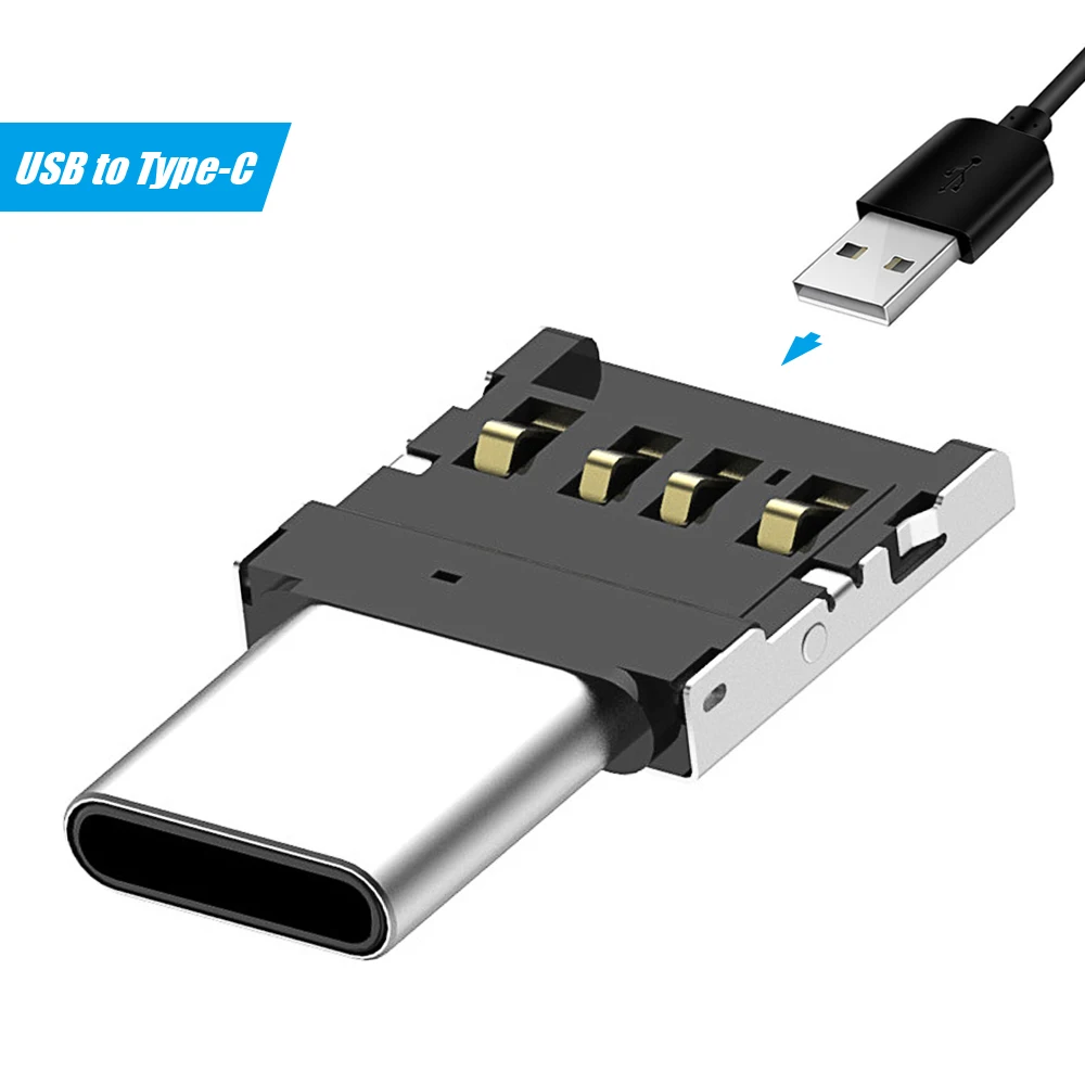 10 шт./лот адаптер Type C с разъемом Micro USB 5pin OTG для флеш диска разъем планшета Android