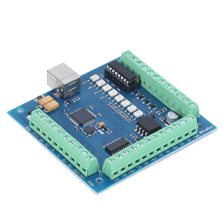 Контроллер гравировальной машины USB CNC плата управления шаговым перемычком 4 оси